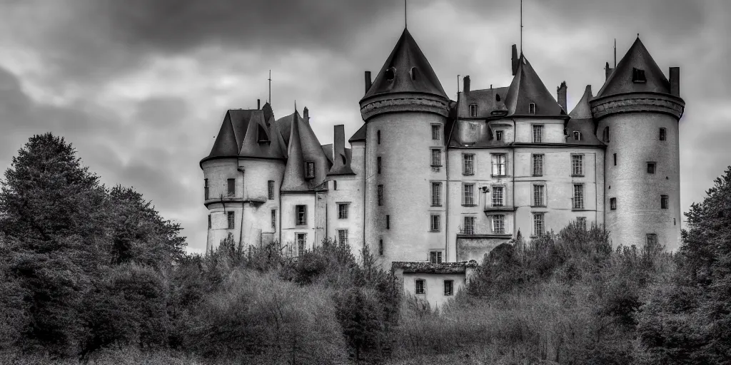 Image similar to an amazing award winning photo of the castle in Rennes-le-Chateau, very detailed and sharp, 4k hdr, cinematic masterpiece