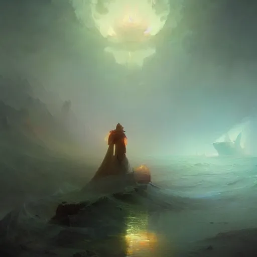 Prompt: lithuania made by ivan aivazovsky, peter mohrbacher, greg rutkowski volumetric light effect broad light oil painting painting fantasy art style sci - fi art style realism premium prints available artwork unreal engine