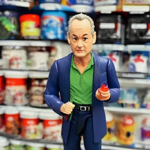 Image similar to action figure of bill murray, product shot