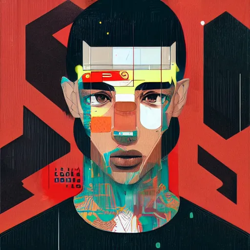 Image similar to J Future profile picture by Sachin Teng, asymmetrical, Organic Painting , Matte Painting, geometric shapes, hard edges, graffiti, street art:2 by Sachin Teng:4