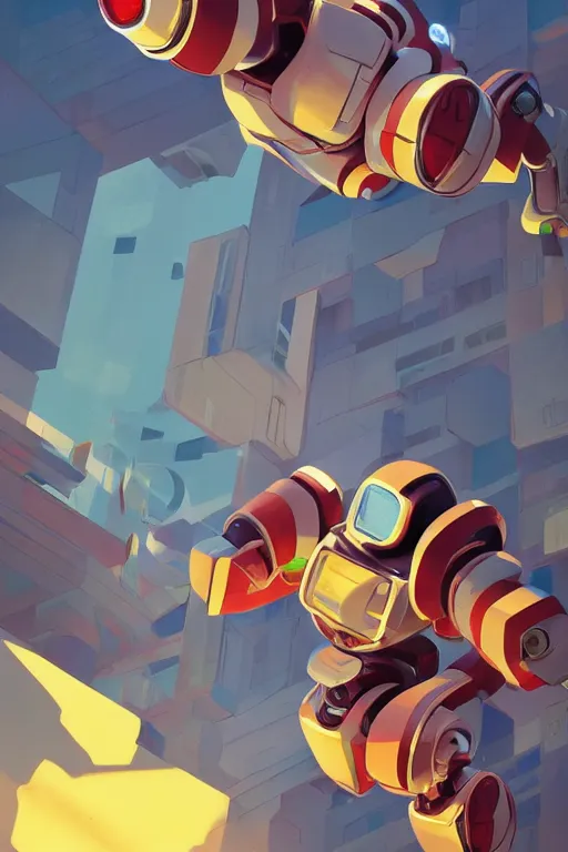 Image similar to metabots medabots medarotto medarot robot minimalist comics helmet mask neon cybereye, behance hd by jesper ejsing, by rhads, makoto shinkai and lois van baarle, ilya kuvshinov, rossdraws global illumination ray tracing hdr radiating a glowing aura