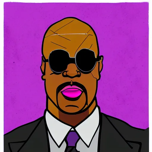 Image similar to stevie wonder as thanos, random artstyle