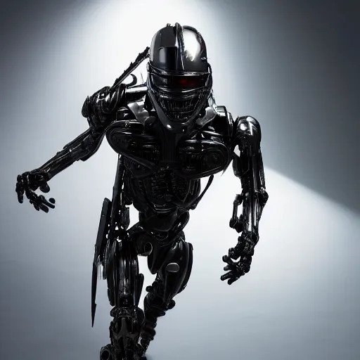 Image similar to The Predator vs Robocop vs The Terminator, sensual, cinematic, studio light, 8K,