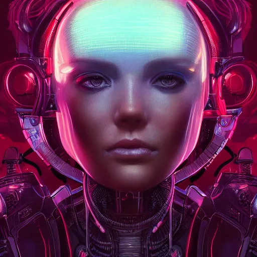 Prompt: alien cybernetic princess, detailed portrait, intricate complexity, by greg rutkowski, artgerm, ross tran, conrad roset, takato yomamoto, ilya kuvshinov. 4 k, beautiful, cinematic dramatic atmosphere