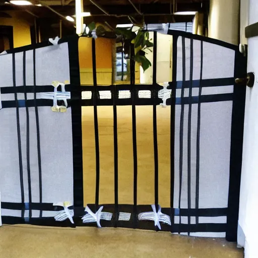 Image similar to fabric gate