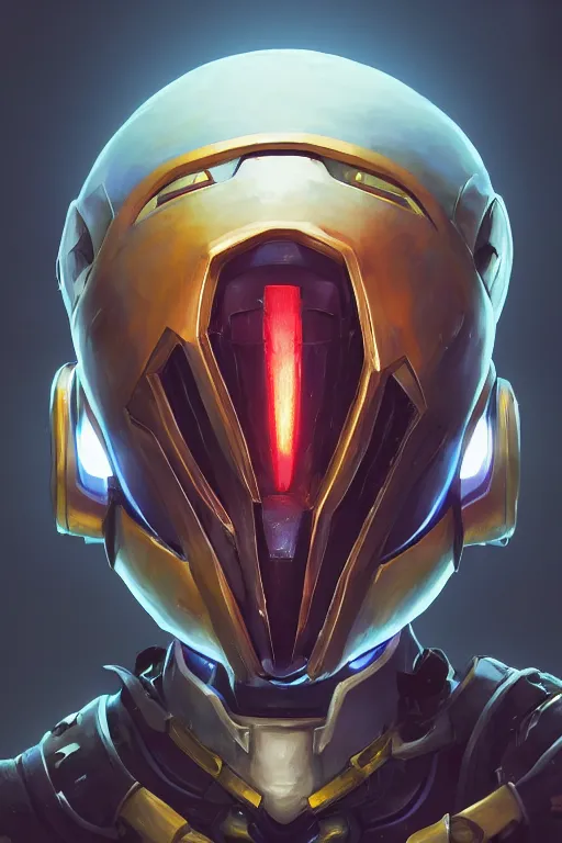 Image similar to epic mask helmet robot ninja portrait stylized as fornite style game design fanart by concept artist gervasio canda, behance hd by jesper ejsing, by rhads, makoto shinkai and lois van baarle, ilya kuvshinov, rossdraws global illumination radiating a glowing aura global illumination ray tracing hdr render in unreal engine 5