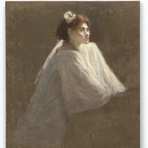 Image similar to ghost by alfred stevens