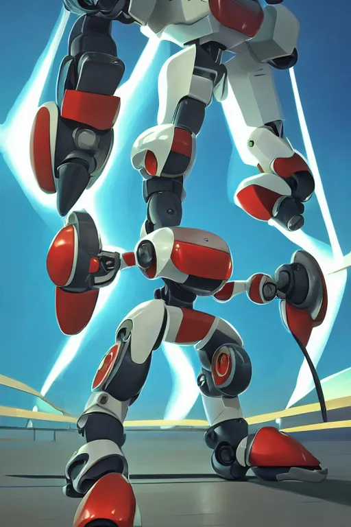 Image similar to metabots medabots medarotto medarot robot minimalist comics, behance hd by jesper ejsing, by rhads, makoto shinkai and lois van baarle, ilya kuvshinov, rossdraws global illumination ray tracing hdr radiating a glowing aura