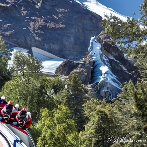 Image similar to Matterhorn bobsleds