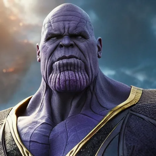 Prompt: thanos holding the one ring
