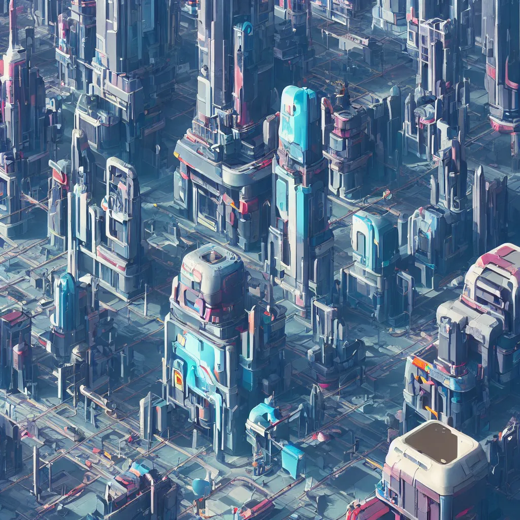 Prompt: illustration of a futuristic city by james gilleard and filip hodas, fine details, vivid, masterpiece