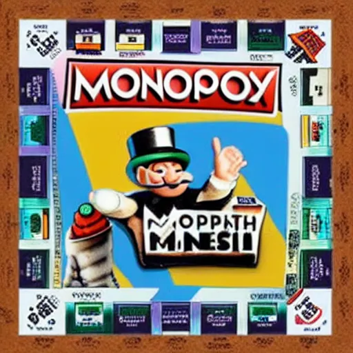 Prompt: monopoly melts