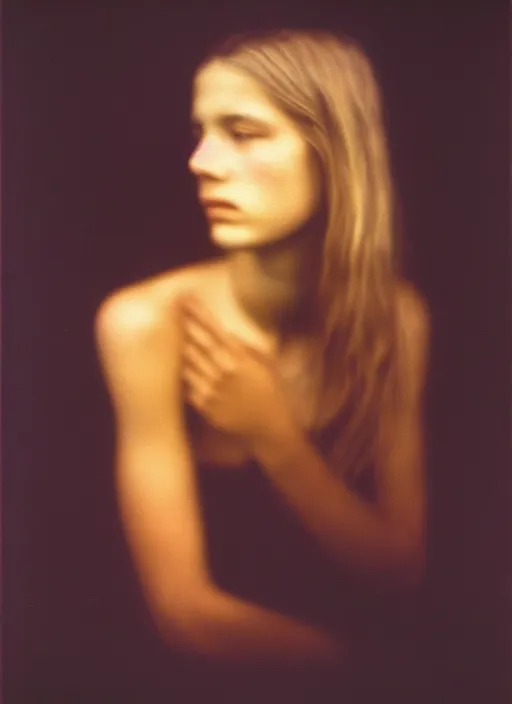 Image similar to a portrait of a pretty young lady by bill henson