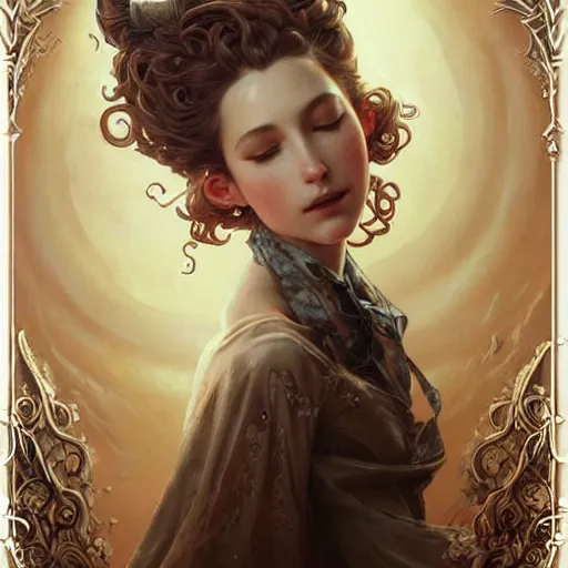 Image similar to aerith gainsborough, intricate, elegant, highly detailed, wavy, smooth, sharp focus, award - winning, masterpiece, in the style of tom bagshaw, cedric peyravernay, peter mohrbacher, pinterest