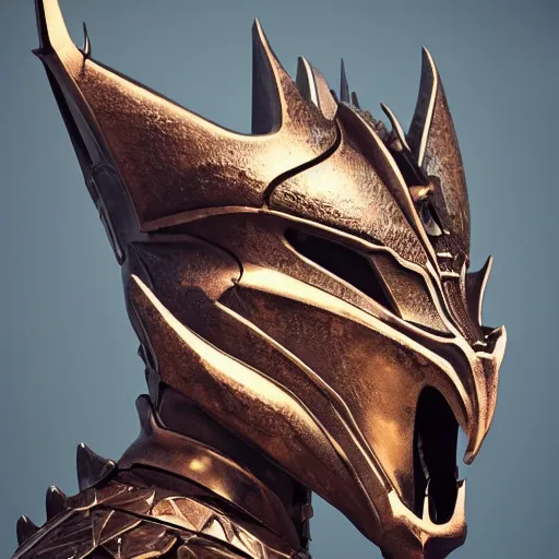 Image similar to highly detailed realistic stunning close up shot of a beautiful anthropomorphic female knight but as a hot dragon, doing a majestic pose, well designed female dragon head, armor made of steel, sharp claws, HD octane render, epic cinematography, fantasy, Artstation, Deviantart, Furaffinity