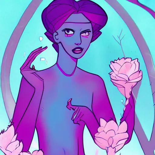 Prompt: persephone in lore olympus