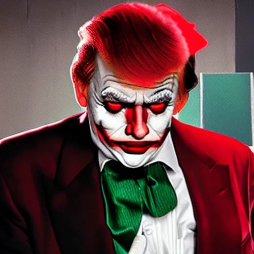 Image similar to donald trump as the joker