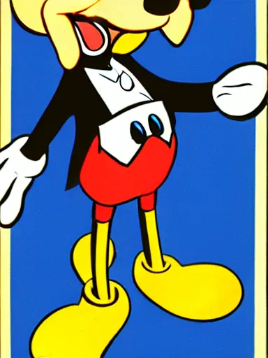 Image similar to an anthropomorphic mouse holding a shotgun, art by walt disney