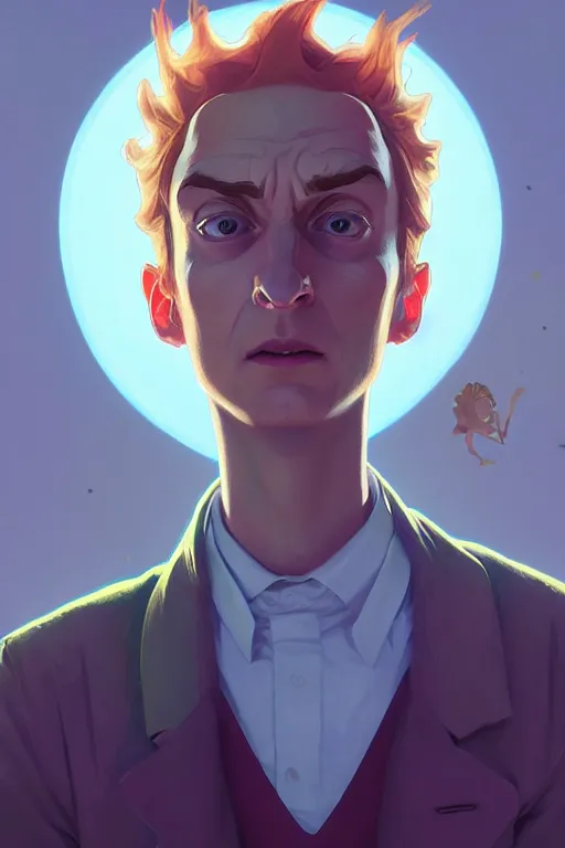 Image similar to a portrait of morty smith from rick and morty, fantasy, sharp focus, intricate, elegant, digital painting, artstation, matte, highly detailed, concept art, illustration, ambient lighting, art by ilya kuvshinov, artgerm, alphonse mucha, and greg rutkowski