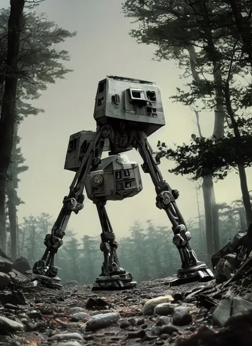 AT-ST walker on a trash planet, brutal | Stable Diffusion | OpenArt