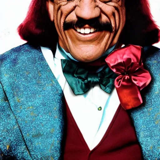 Image similar to danny trejo in willy wanka