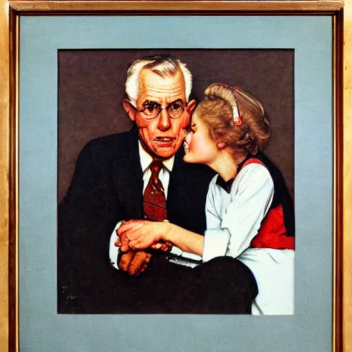 Prompt: norman rockwell portrait