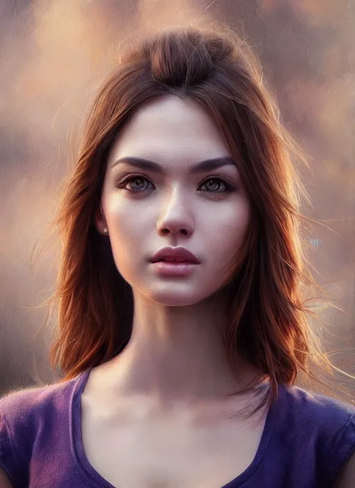 Image similar to photo of a gorgeous young woman in the style of stefan kostic, realistic, sharp focus, 8 k high definition, insanely detailed, intricate, elegant, art by stanley lau and artgerm