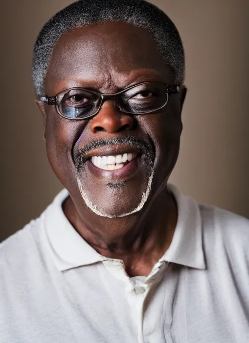 Image similar to DSLR photo portrait still of 64 year old age 64 Bernie Mac at age 64!!!, 85mm f1.8