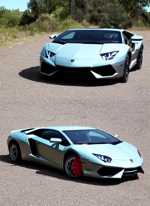 Image similar to muscle toad, Lamborghini car