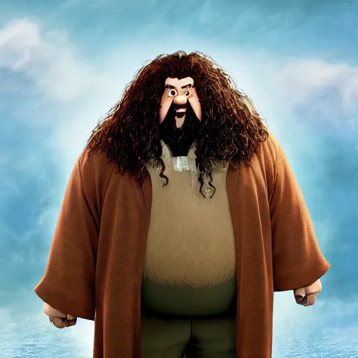 Image similar to Hagrid from Harry Potter as seen in Disney Pixar's Up (2009)