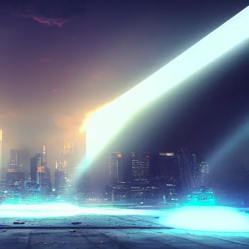 Image similar to nightcore music youtube thumbnail, soft lighting, crepuscular rays, realistic octane render, 8k, ultra detailed, concept art, hyperdetailed, artstation, cgsociety