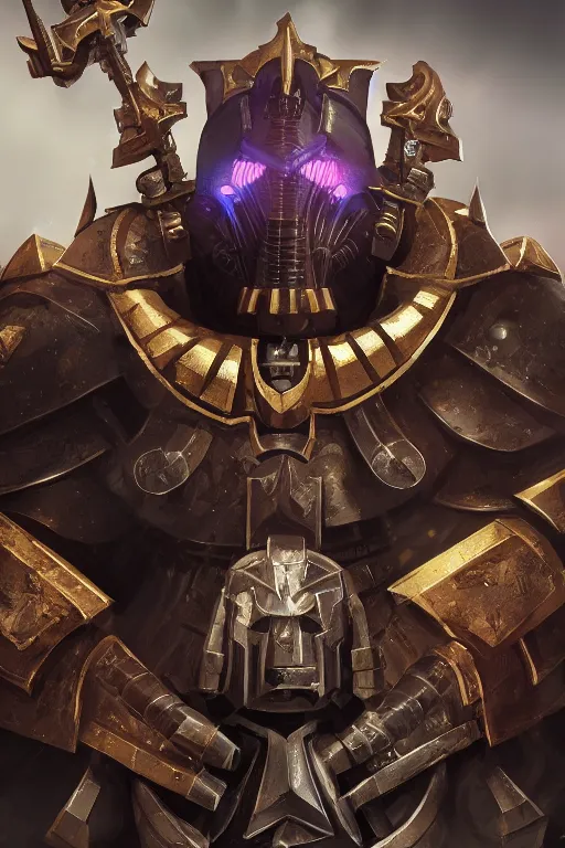 Image similar to queen portrait heros warhammer 4 0 k horus heresy fanart - the primarchs emperor by johannes helgeson animated with vfx concept artist & illustrator global illumination ray tracing hdr fanart arstation zbrush central hardmesh 8 k octane renderer comics stylized