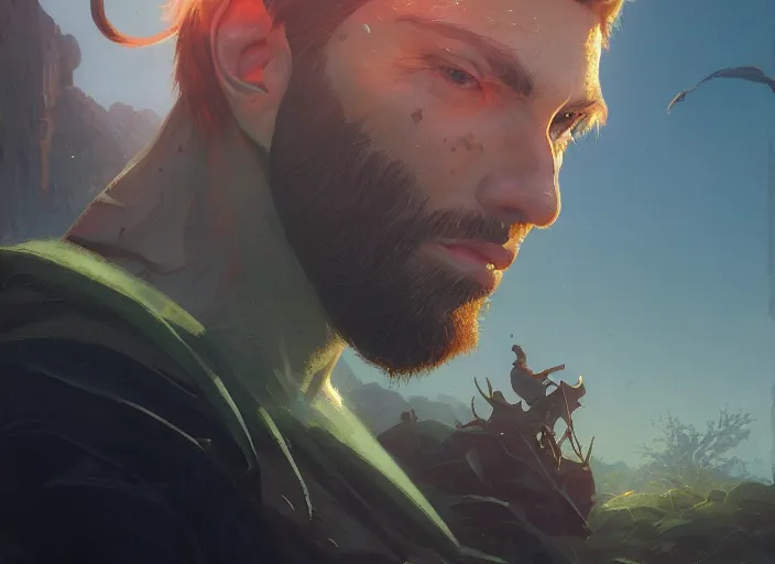 Prompt: highly detailed portrait of tommy oliver, stephen bliss, unreal engine, art by greg rutkowski, loish, rhads, ferdinand knab, makoto shinkai and lois van baarle, ilya kuvshinov, rossdraws, tom bagshaw, global illumination, radiant light, detailed and intricate environment