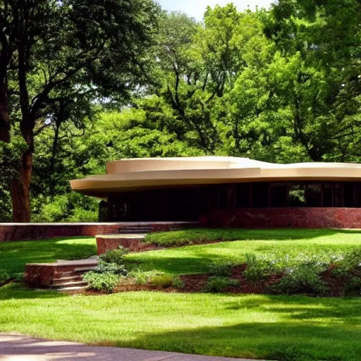 Image similar to house designed by frank lloyd wright