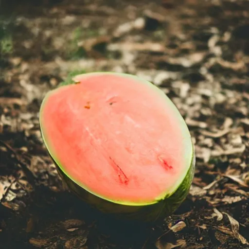 Image similar to photo of a burning melon