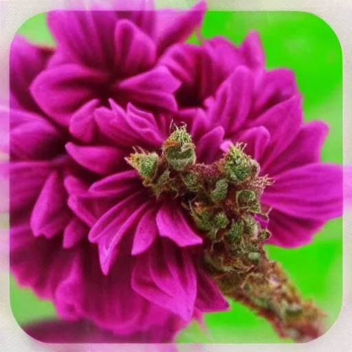 Prompt: most beautiful marihuana's flower!!