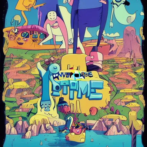 Image similar to adventure time