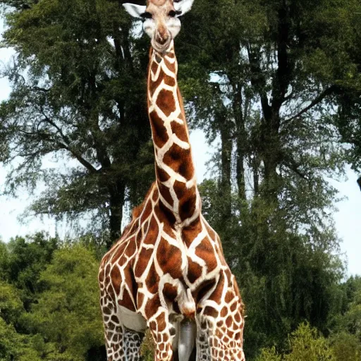 Image similar to giraffe pope,