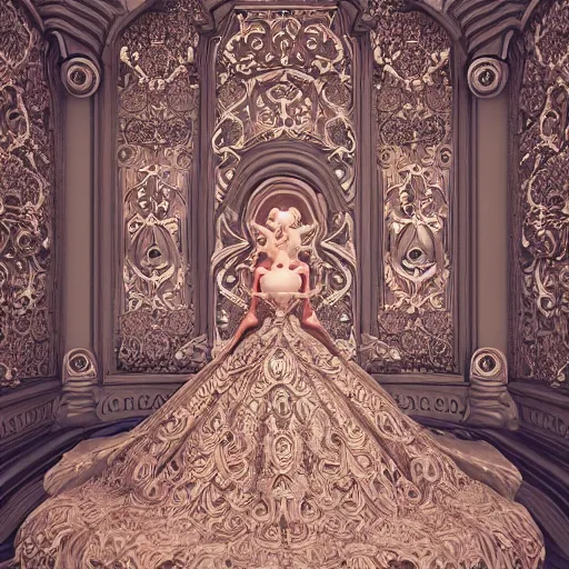 Image similar to princess, photo, ornate, breathtaking, surreal, intricate, detailed, octane render 4 k