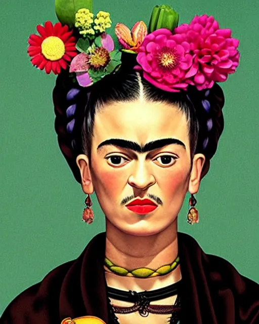 Image similar to Frida Kahlo I Pixar’s Up!