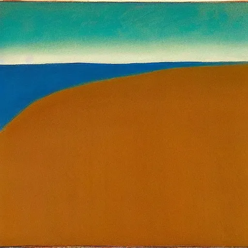 Prompt: A Landscape by Milton Avery