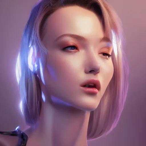 Image similar to beautiful girl, background of hajime sorayama, portrait character concept style trending on artstation concept art detailed octane render cinematic photo - realistic 8 k high detailed