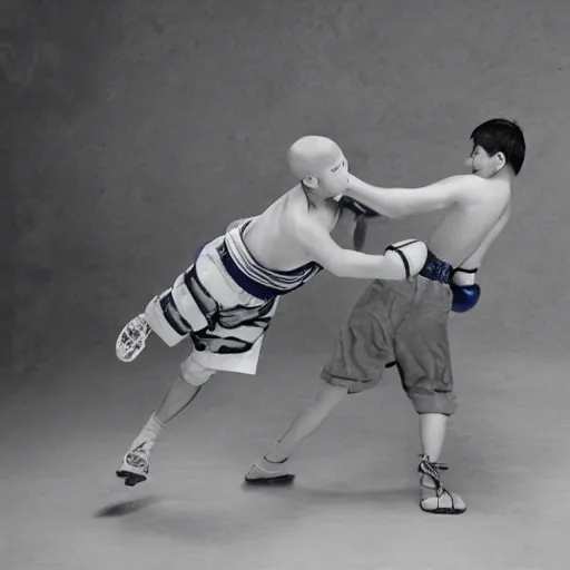 Image similar to anime still of a boy boxing, studio ghibil style,