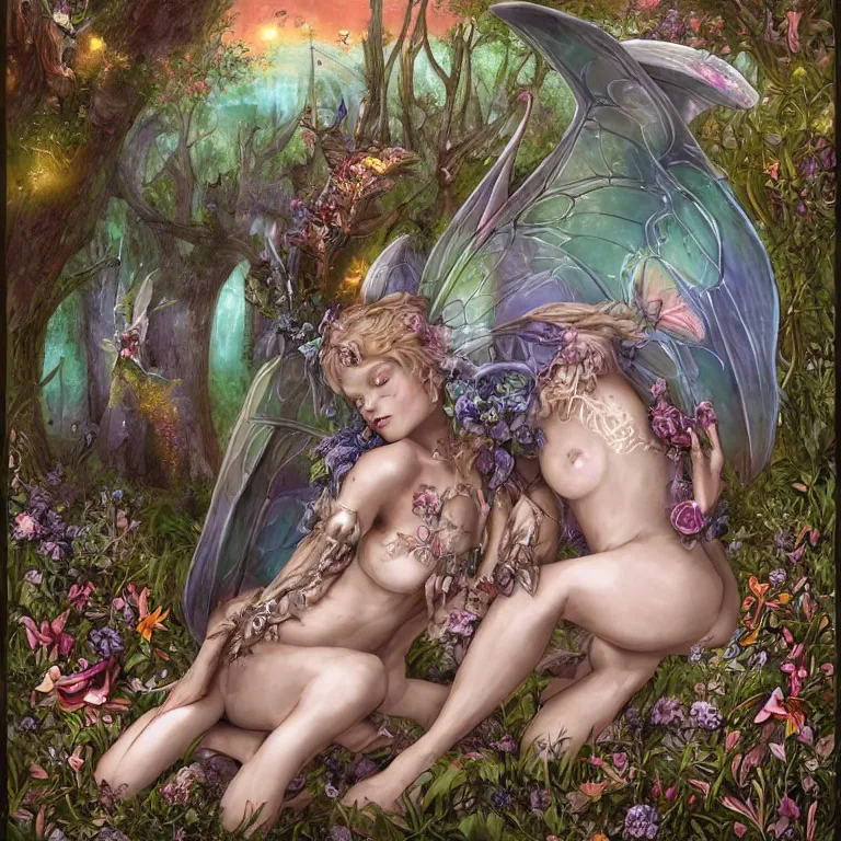 Image similar to faerie, fantasy art scenario