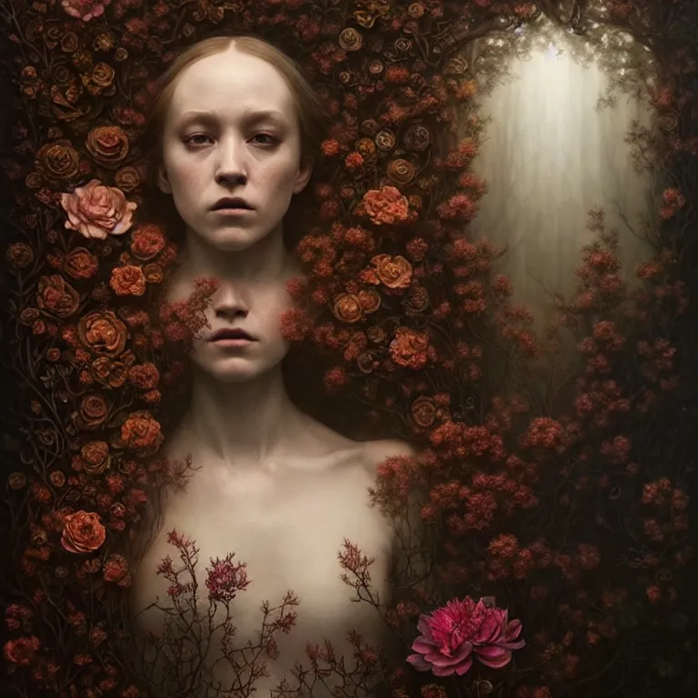 Image similar to ophelia's epic professional digital art, volumetric atmospheric lighting, painted, intricate, detailed, fabulous, kind, leesha hannigan, wayne haag, reina rocin, ignacio fernandez rios, mark ryden, iris van herpen,, epic, stunning, magnificent, a lot of wow, cinematic, masterpiece