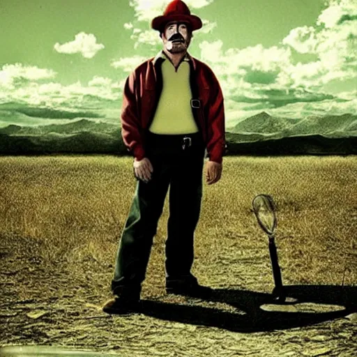 Image similar to mario in breaking bad