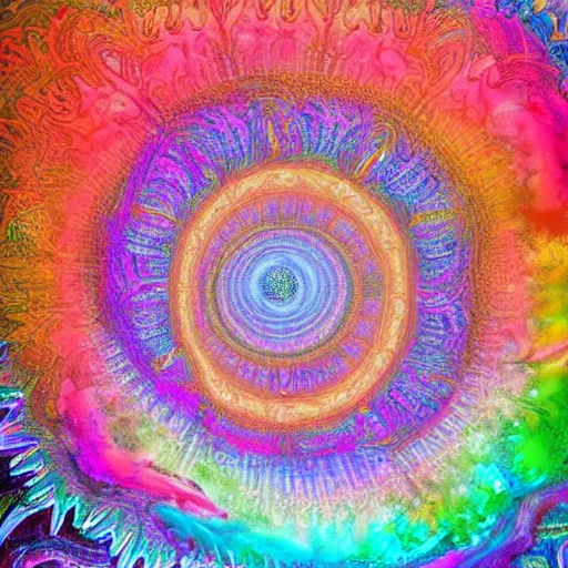 Prompt: psychedelic art