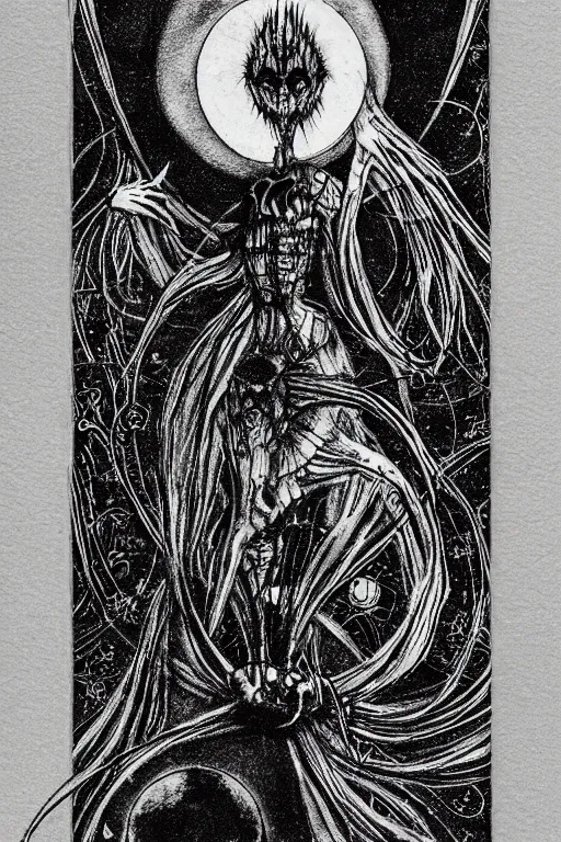 Image similar to tarot card