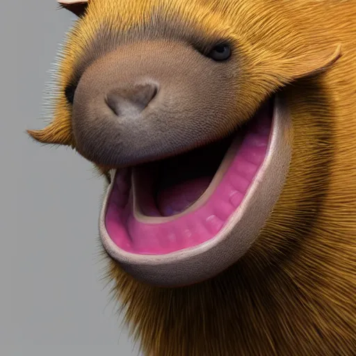 Prompt: hyperrealistic dslr film still of justin bieber disguised as capybara teeth, stunning 8 k octane comprehensive 3 d render, inspired by istvan sandorfi & greg rutkowski & unreal engine, perfect symmetry, dim volumetric cinematic lighting, extremely hyper - detailed, incredibly real lifelike attributes & flesh texture, intricate, masterpiece, artstation, stunning