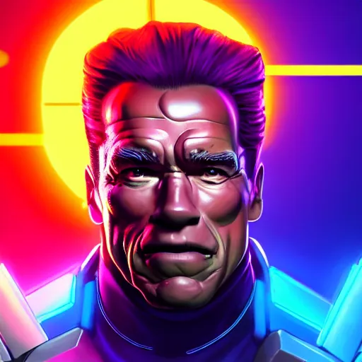 A Screenshot Of Arnold Schwarzenegger As Sombra In 